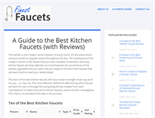 Tablet Screenshot of finestfaucets.com